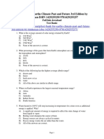 Earths Climate Past and Future 3rd Edition by Ruddiman ISBN Test Bank