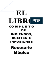 El Libro Completo de Inciensos Aceites e