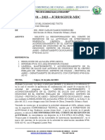INFORME #01 - 2023 - JCRRSGDUR-MDC (Conformacion Del Comite)