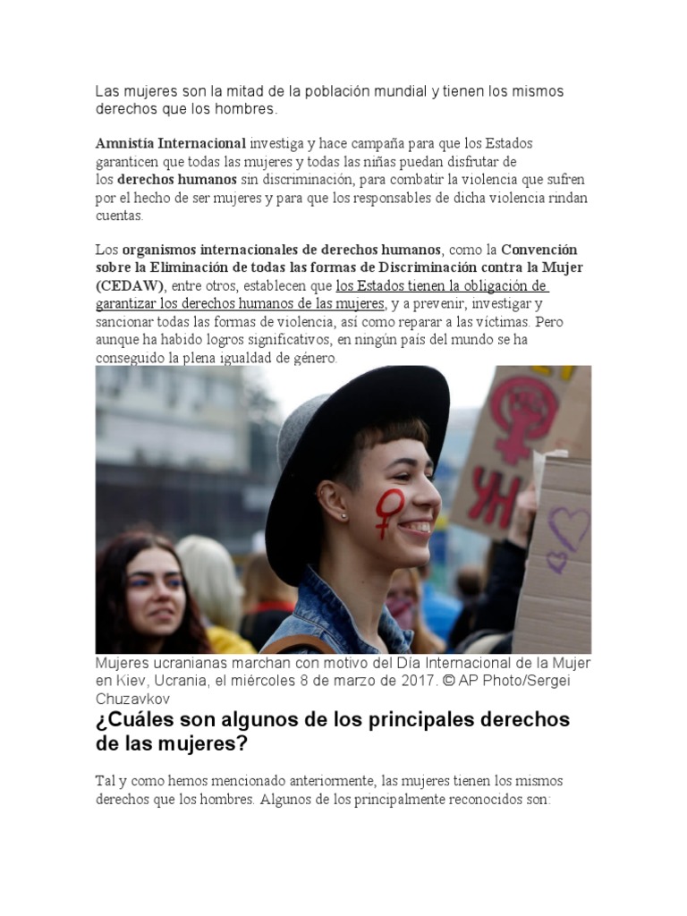 Violacion A Los Derechos de Las Mujeres | PDF | Ciencias sociales