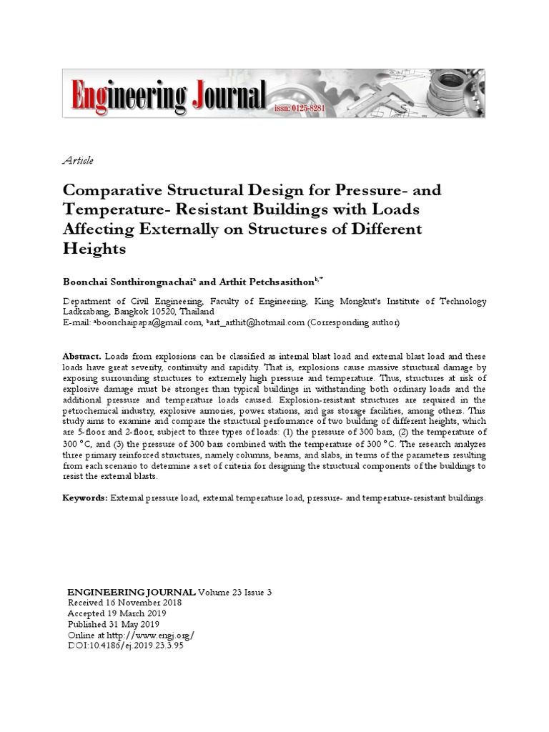 Explosion-Resistant Building Design | PDF | Gases | Explosion