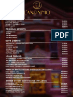 Love Story - L'Anonimo Menu