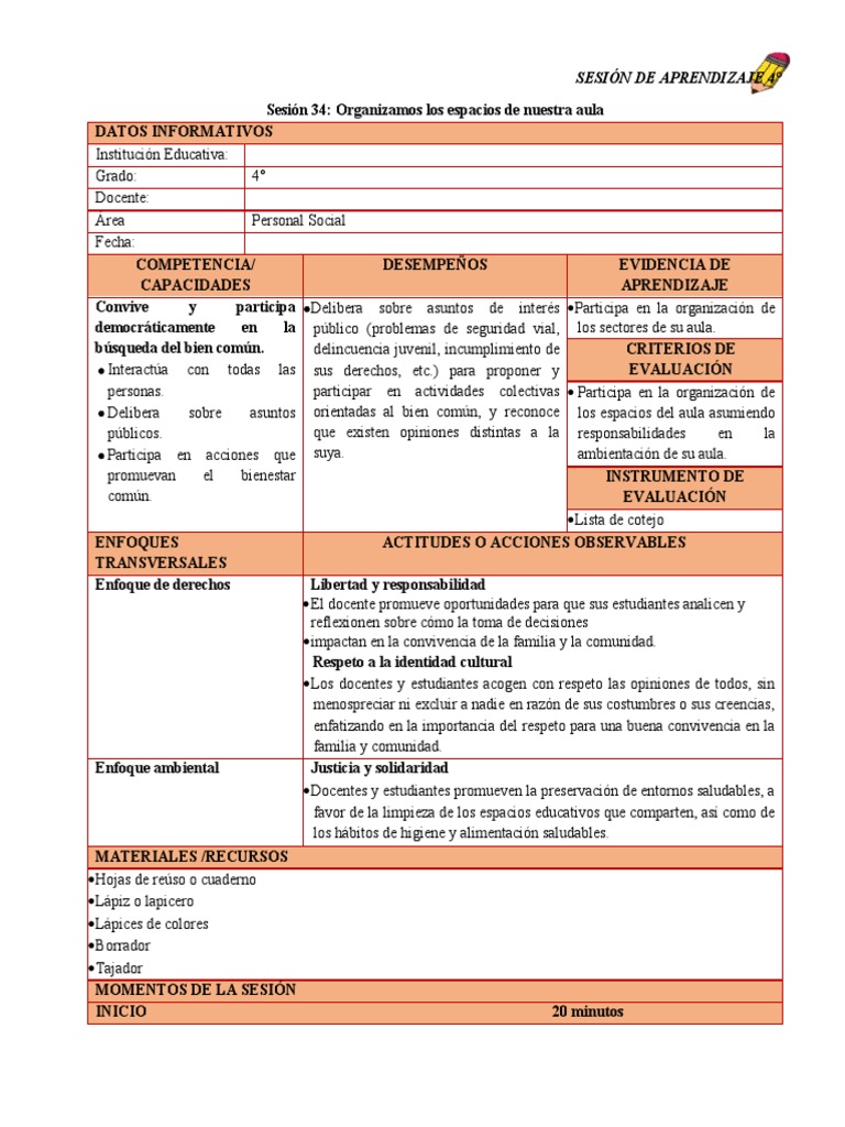 Organización del Aula en Primaria | PDF | Evaluación | Salón de clases