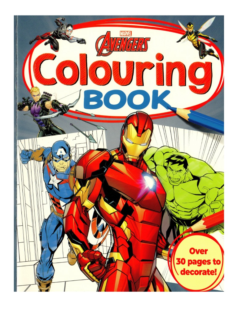 The Avengers Coloring Book (Marvel) | PDF