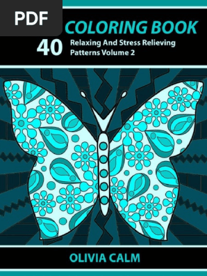 Adult Coloring Book 40 Relaxing Coloring Books