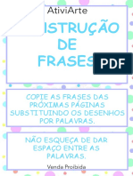 Construção DE Frases