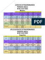 Extras 6 de Julio