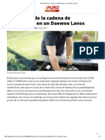 Instalación de La Cadena de Distribución en Un Daewoo Lanos