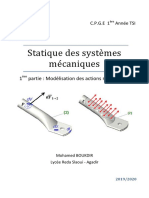 Statique Des Systèmes Mécaniques: Ciences Ndustrielles Pour L' Ngénieur