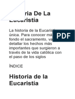 Historia de La Eucaristía - 220618 - 080900