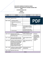 Rundown Acara Rakornas Novotel Mangga Dua 2023