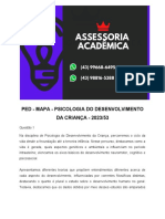 Ped - Mapa - Psicologia Do Desenvolvimento Da Criança - 2023 53