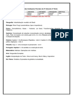 Cronograma Das Avaliações Parciais Do 2º Trimestre 2 Série