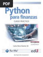 Python para Finanzas. Curso Practico - Ramirez, C. (2021)