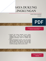 Daya Dukung Lingkungan - Pingki Pitria R Makmur