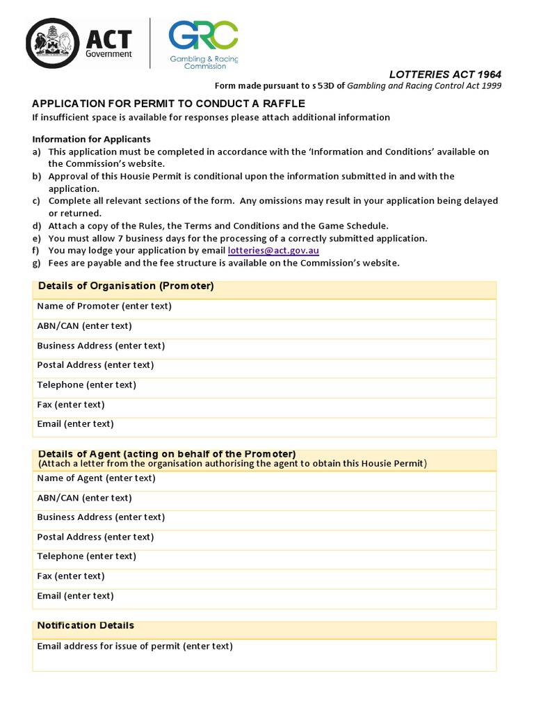 Housie Application Form | PDF