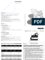 Manual de Instruções Philips Walita RI7115 (Português - 2 Páginas)