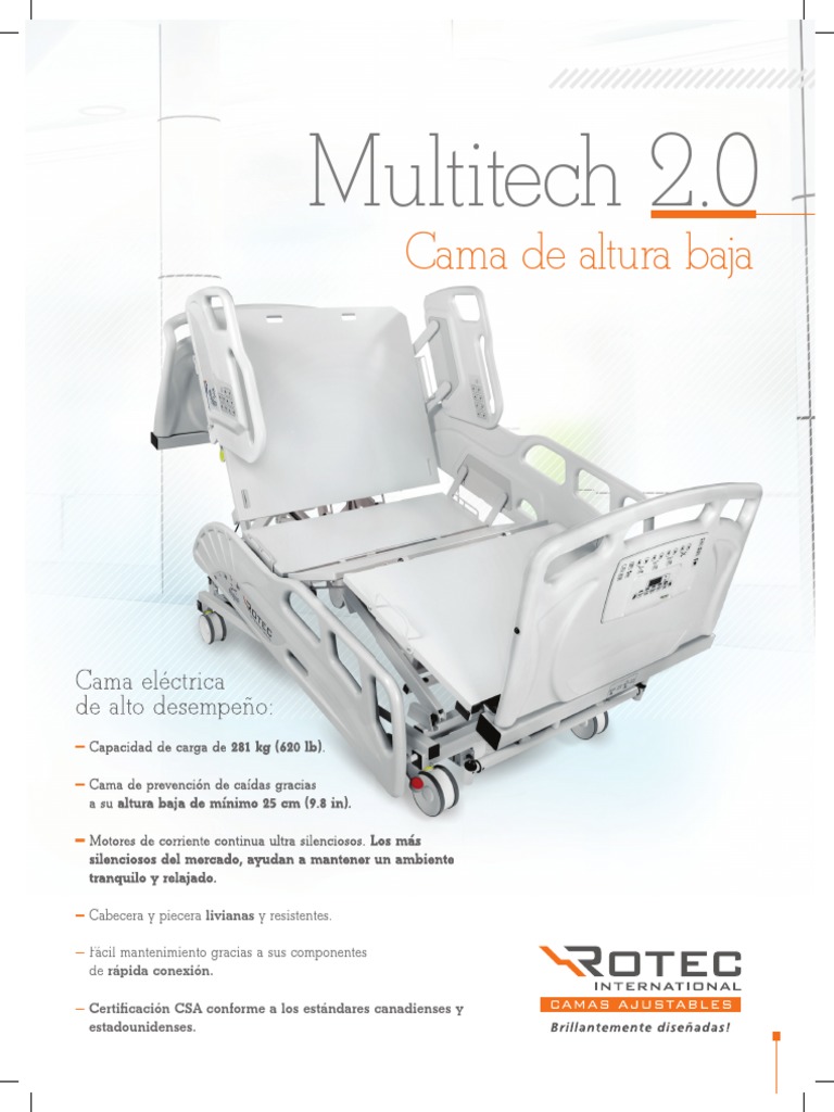 Cama eléctrica Multitech 2.0 en El Salvador | PDF | Tecnología de ...