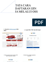 Tata Cara Pendaftaran Ijin Usaha Melalui Oss