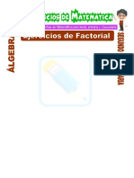 Ejercicios de Factorial para Segundo de Secundaria