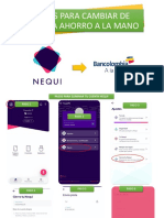 Pasos para Cambiar de Nequi A Ahorro A