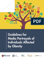 Guidelines For Media Portrayals of Individuals Affected by Obesity 2016