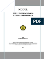 Modul Jenis Usaha Di Bidang Ketenagalistrikan