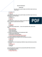 Soal Pat Agama Kristen Kelas 8