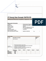 1.mechanical - Electrical Completion Inspection Checklist - E20812