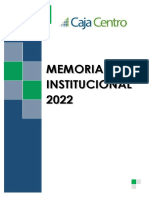 Memoria Institucional 2022 Caja Centro 1