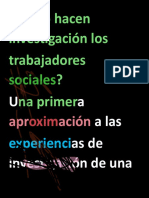 Cómo Hacen Investigación Los Trabajadores Sociales MACROTIPO