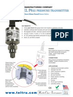 P611 Silicon Glass Fused Pressure Transmitter
