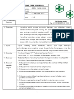 Sop Pelatihan Peer Konselor 2017