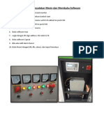 Detailing Point 34-36. Menyaakan mesin dan Buka software