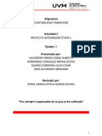 Asignatura: Contabilidad Financiera