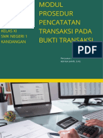 Modul Prosedur Pencatatan Transaksi Pada Bukti Transaksi