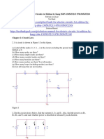 Electric Circuits 1st Edition by Kang ISBN Test Bank