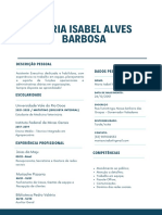 Maria Isabel Alves Barbosa: Descrição Pessoal Dados Pessoais