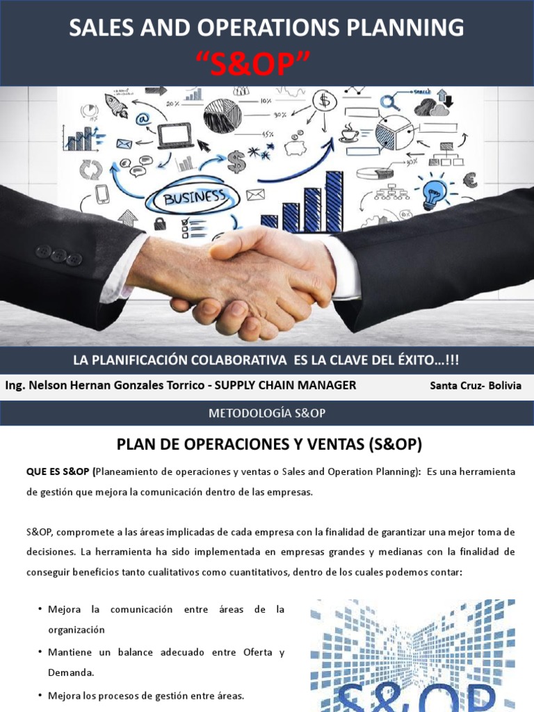 S&OP (Planeación de ventas y operaciones) | PDF | Planificación | Marketing