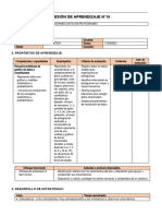 SESIÓN DE APRENDIZAJE 17 Al 22 N