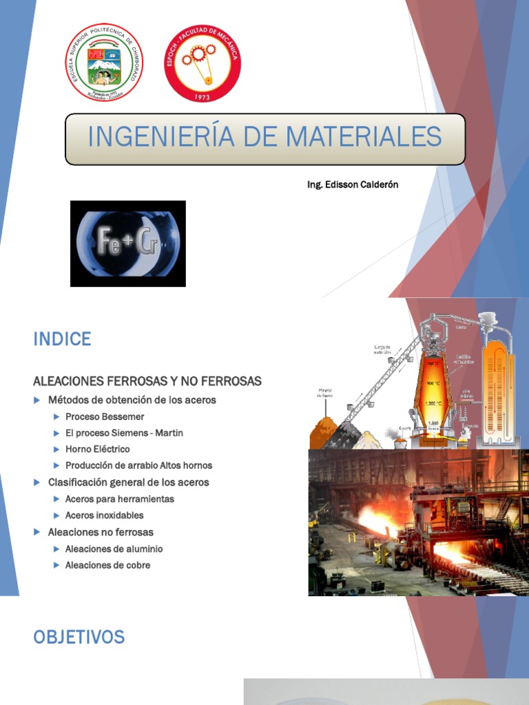 Aleaciones Ferrosas y No Ferrosas en Ingeniería | PDF | Acero | Metal ...