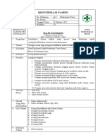 5.3.1 Sop Identifikasi Pasien