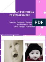 Pengkajian Paripurna Pasien Geriatri: Orientasi Pelayanan Kesehatan Lanjut Usia Dan Geriatri Untuk Petugas Puskesmas