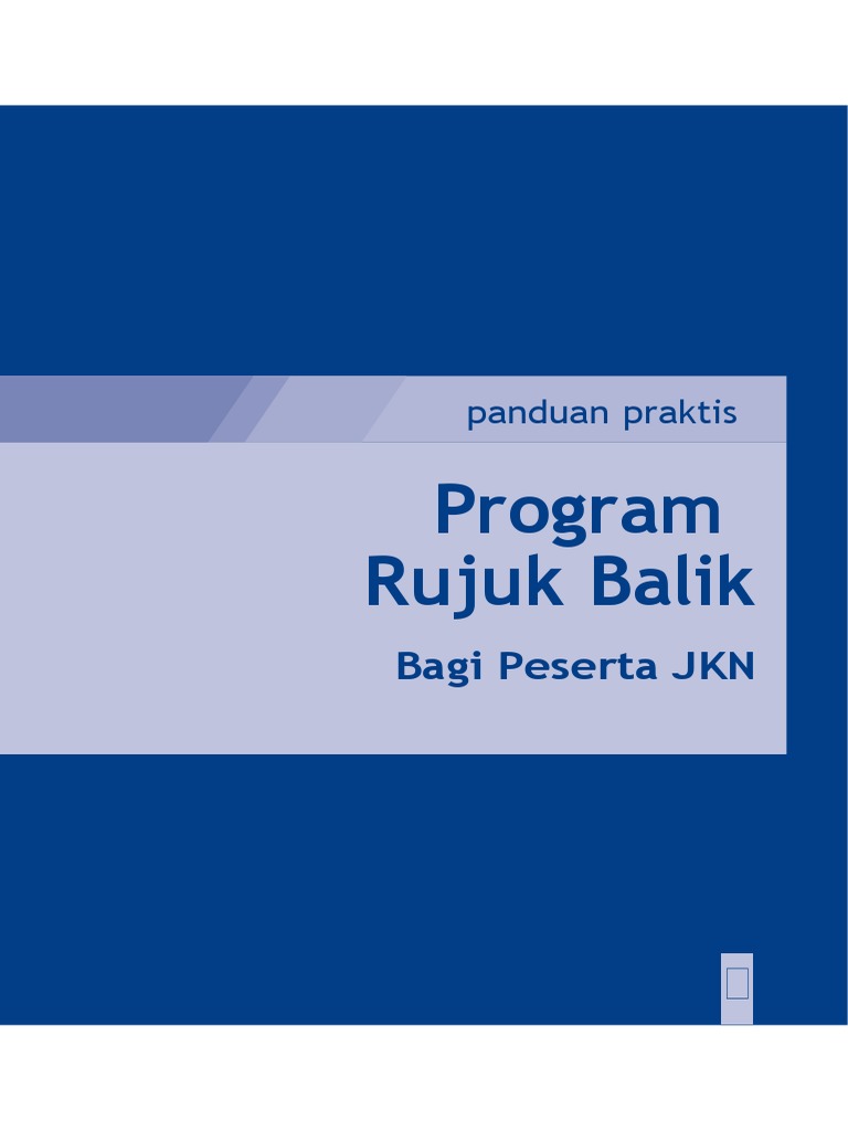 Panduan Program Rujuk Balik BPJS | PDF | Pengembangan Diri | Kesehatan ...