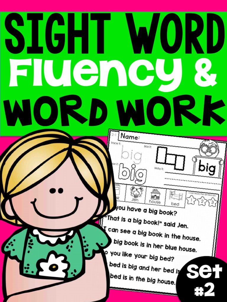Set 2 sight word fluency and word work52 pdf