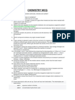 Chemistry MCQ