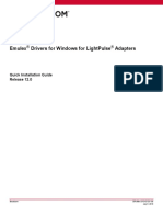 Emulex® Drivers For Windows For LightPulse® Adapters - Quick Installation Guide R12.0