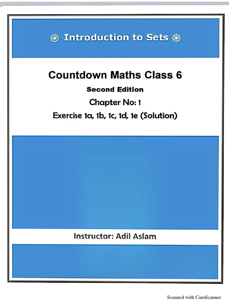 Countdown Maths Class 6 Ch-01 | PDF