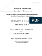 Tomo I Documentos Especificos de Licitación LPI 6 2016 BID 2982 PBN