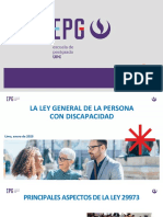 Sesion 3 Ley General de La Persona Con Discapacidad PDF
